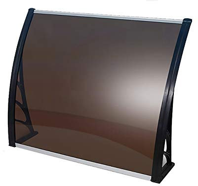 NecvDcvs Canopée Auvent, Cassette d'abri de pluies auvent de la canopée de Porte for Porche de Porte d'entrée(80 * 80cm)