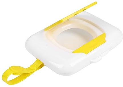Contenitore Salviette Umidificate Portatile per Scatola Ecologica per Tissue da Appendere Borsa Pannolini o Carrozzina per Viaggi e Uscite Design Compatto