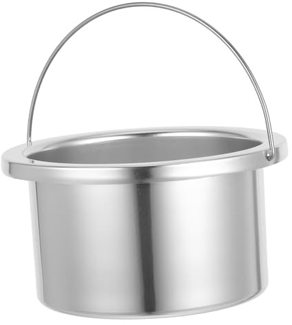 Didiseaon Wax Melting Pot Bowl for Hair Removal Waxing Kit Wax Warmer Inner Pot Replacement for Beauty Salons Home Use