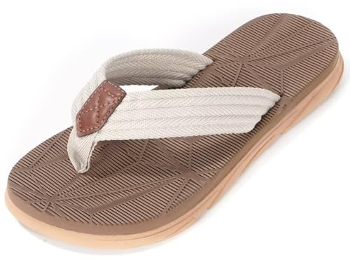 Sincereway Mäns Flip Flops Sandal Bekväm Stringtrosa Arch Support Sandaler För Män Sommar Beach Slides Skor