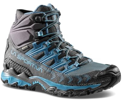 LA SPORTIVA Ultra Raptor II Mid GTX Wide Bottes de randonnée pour femme, Carbon Topaz, 39 EU