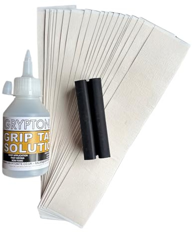 GRYPTONITE GOLF GRIP RE-GRIP KIT X 14 GRIP TAPE STRIPS + 4oz SOLVENT BOTTLE + RUBBER CLAMP
