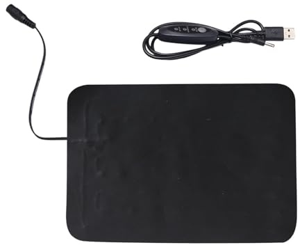 Generico Tappetino Termico per Piante,Cuscinetto Riscaldante USB | Riscaldatore per Serra Indoor da Germinazione Clonazione Propagazione Birrificazione - per Giardino Esterno e Semenzaio