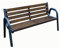 Primario Grande Gartenbank, Parkbank Holz - Gartenmöbel, Outdoor Bank mit 350kg Tragfähigkeit - Sitzbank Wetterfeste, Design Skandinavische (Primario Palisander, 150 cm - Gesamtlänge der Bank, CE)