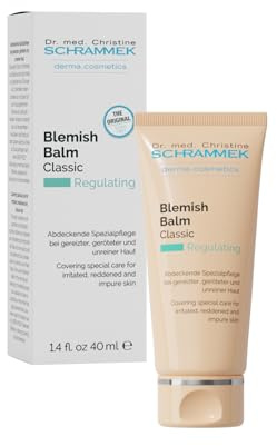 Blemish Balm Classic (1.4 fl oz) - Covering Special Care for Irritated, Reddened & Impure Skin - The Original since 1967 - BB Cream - Tinted Face Moisturizer - Facial Skin Care - Dr. Schrammek