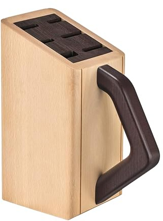 Victorinox Messerblock ohne Inhalt, Platz für 6 Messer, Messer-Aufbewahrung, Platzsparend, Elegantes Design aus Holz