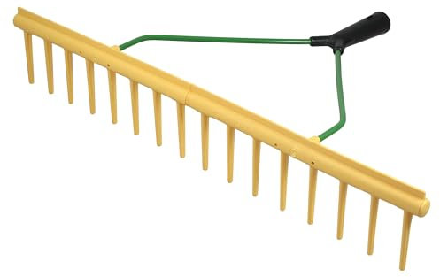 Agrarflora Profi Heurechen 65cm - Rasenrechen mit Egalisierkante - Robuster Rechen für den Garten - Vielseitig einsetzbar als Laubrechen, Gartenrechen oder Laubbesen - Optimale Arbeitsbreite