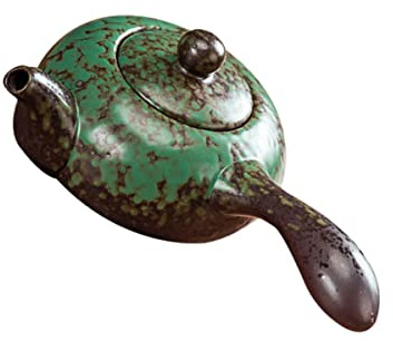 BESTonZON Tetera China Gongfu Cha Xishi Pot Cerámica De Arcilla Púrpura Zini Para Té Suelto, Juego De Té Chino Gongfu De Porcelana, Juego De Tetera Portátil, Pequeña De Mano Larga