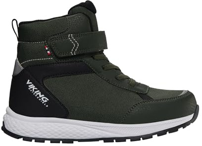 Viking Unisex barn Equip Warm Wp 1v Snow Boot, Pine Black, 38 EU