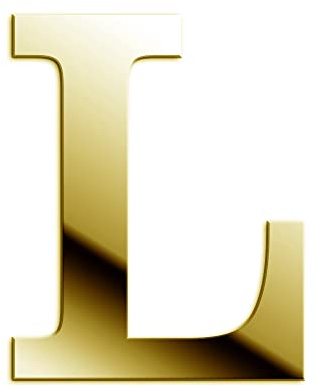 ZoTuoART Adesivo da parete a specchio acrilico con combinazione di lettere – fai da te infrangibili piastrelle a specchio, decorazione da parete – numero di lettere autoadesive in plexiglass oro – L