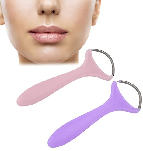 Vello Facial de Primavera, Removedor de Vello Facial de Primavera, Depiladora de Rosca de 2 Piezas para Mujeres Depiladora de Rosca de Primavera Depiladora de Rosca de Vello