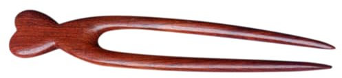 FRCOLOR Handgefertigter Holz-haarstab Mit Doppelzinken Vintage Haarnadel Für Damen Leichtes Elegantes Haarschmuck-accessoire Für Alltag Und Besondere Anlässe