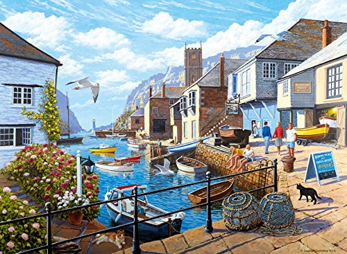 Ravensburger Tranquil Harbour 500 Piece Jigsaw Puzzle for Adults and Kids Age 10 Years Up