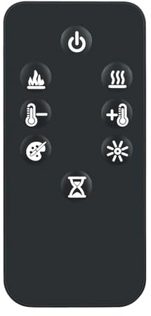 Replacement Remote Control fit for Dimplex Electric Fireplace BLF5051 BLF7452 DWF3651B BLF5051-INT BLF3451-INT BLF7451-INT BLF7451 6909610100 BLF3451 6909590100