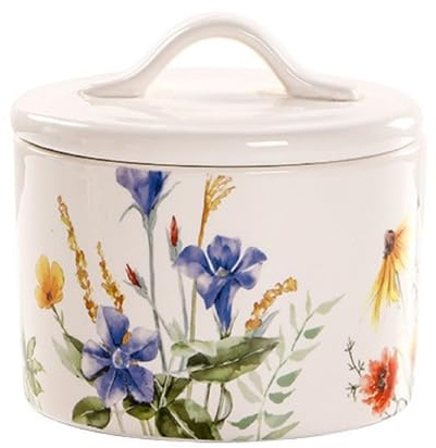 Bafnsiji Jarra de té de cerámica, Recipiente de Almacenamiento con Tapa hermética, frascos de Almacenamiento de té de Estilo Chino Vintage, Recipiente de Almacenamiento de cerámica para té