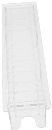 Vaguelly Boîte De Rangement Limit Peigne Étui Pour Tondeuses Plateau De Station De Tondeuse Organisateur De Support De Garde De Tondeuse Porte-tondeuse Cas De Tondeuse Transparent Plastique
