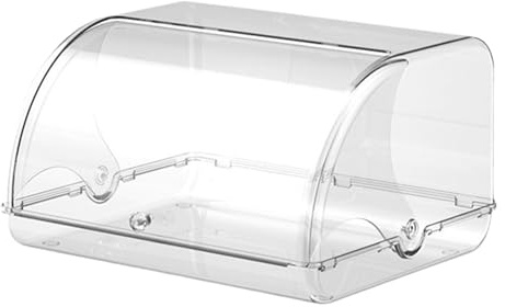 Transparent Bread Box, Bread Keeper With Lid, Acrylic Food Storage Container For Homemade Bakery, Bagels, Muffins