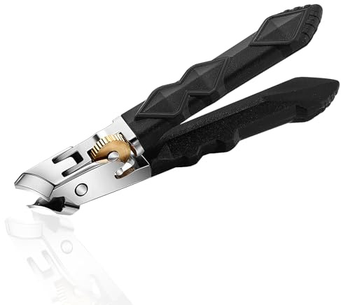 Acsatont 1 Stück Solymody Orthoclip, Nagelexpert, Nagelknipser Fußnägel,Nagelknipser, Schräger Knipser, Profi-Nagelknipser mit 15mm Backenöffnung & Spritzschutz, Fingernägel aus Edelstahl (Stil A)