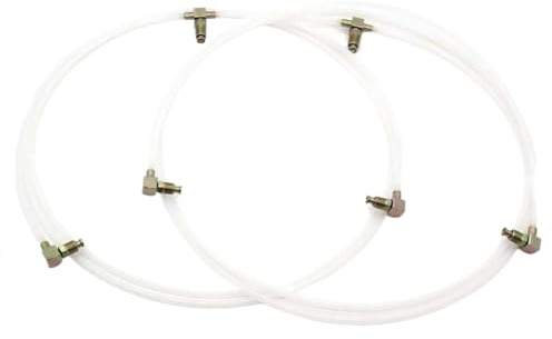 Linee di tubo del fluido idraulico e raccordi per tubi in plastica Parti di sostituzione della potenza convertibili compatibili con Mustang e veicoli simili 1 coppia