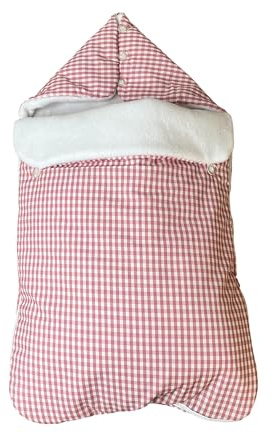 Saco Capazo Bebé Invierno Universal 75x40 cm – Manta Envolvente de Algodón Suave y Transpirable – Apto para Carrito, Cuna y Silla de Paseo – Fabricado en España