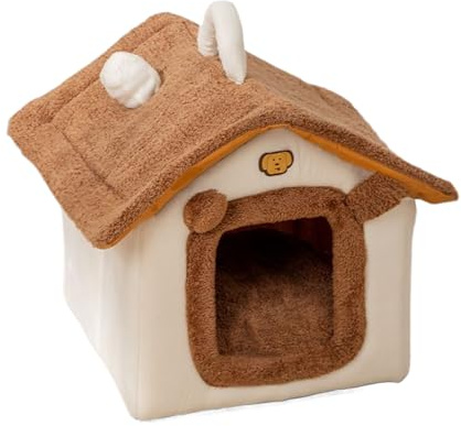 Cueva para Gatos – Túnel Cerrado Suave Privado y cómodo, caseta para Gatos de Interior con Forma de – para Uso Exterior Invernal para Dormir Fuera de casa de Viaje y Dormitorio