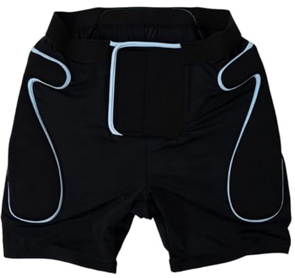 AsrMyjcx Protektive Gepolsterte Shorts Als Hüftpolster Schutzhose Steißbeinschutz für Snowboarden Skifahren Inlineskaten Atmungsaktives Material für Outdoor Un, L