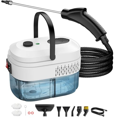 Granarbol 2500W-1.4L Profi Dampfreiniger, 15s Heizung/105°C/221°F (Weiß)