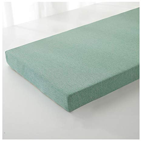 Banktruhe Bankauflage Sitzpolster Sitzbank-Auflage strapazierstark und langlebig,Sitzauflage Sitzpolster Bankpolster Polsterauflage Dickes Sitzpolster Sitzbank-Auflage-G46 grün 50×30×3cm(19×12×1.2in)