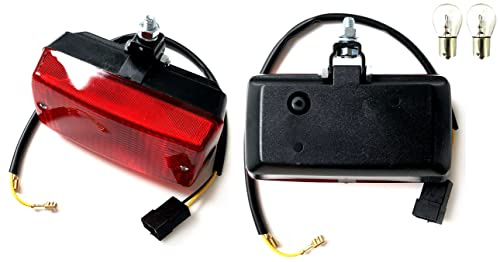 MelTruck® 2x Nebelschlußleuchte Nebellicht mit Kabel und Glühbirne 24V f. LKW PKW Anhänger