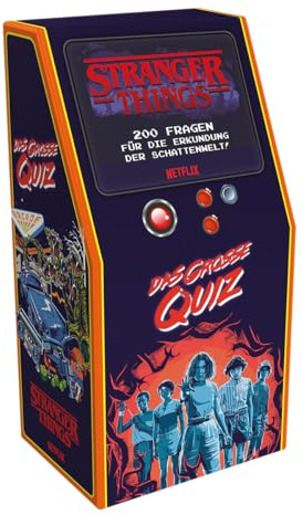 Larousse | Stranger Things: Das stora Quiz | Familjespel | Quizspel | 2–8 spelare | Från 14 år | tyska