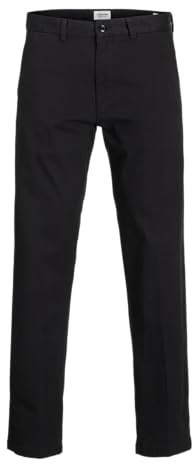 JACK & JONES JPSTKANE JJBARRET Chino NOOS, svart, 36W x 32L