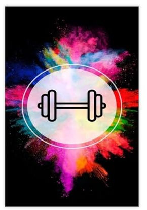 Leinwandposter mit Langhantel, Fitness, Workout, Übung, Wandkunst, Dekor, Bild, Gemälde für Wohnzimmer, Schlafzimmer, Dekoration, ungerahmt: 30 x 45 cm