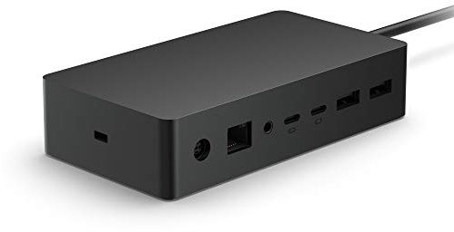 Microsoft Surface Dock 2 (4x USB-C, 2x USB-A, Gigabit Ethernet port, Audio port) (Renewed)