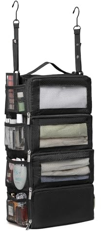 Aucovely Organizer per valigie, organizer da viaggio per bagagli, a compressione, da appendere, cubi da viaggio per trasportare l'armadio (solo borsa)