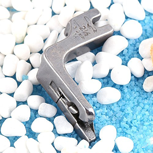 Universal Industrial Single Needle Fat Bed Sewing Machine Presser Foot with Rolled Hem (3.2mm)