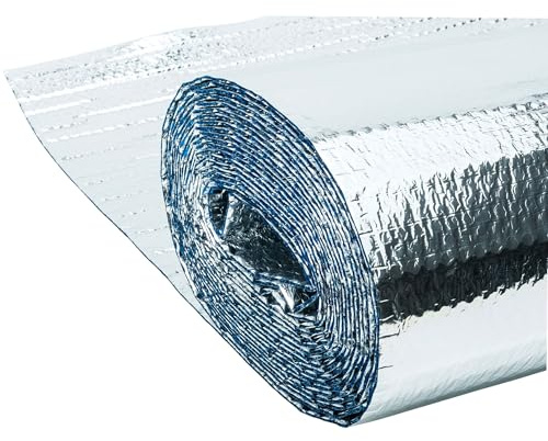 Aislamiento metalizado 3 capas con burbujas de aire WERKA PRO 6m² (1,25 x 4,8m)