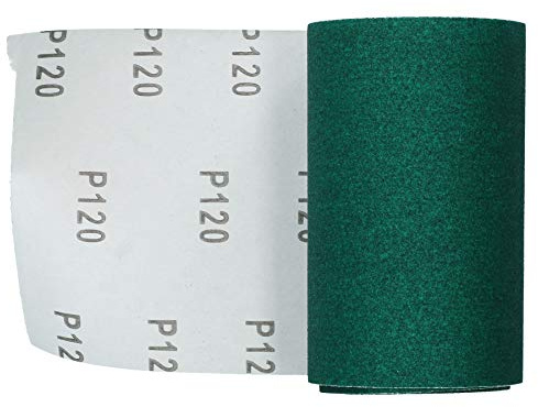Aluminium Oxide 5m x 115mm Sanding Roll Sheet Paper Fine 120 Grit Sandpaper