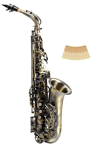 Classic Cantabile AS-450 Eb-Altsax Set (Antique Yellow, Spar-Set Blätter)