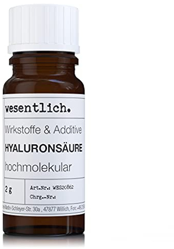 Hyaluronsäure 2g - hochmolekular - Pulver für DIY-Kosmetik von wesentlich.