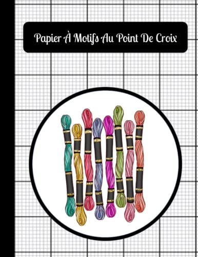 Papier À Motifs Au Point De Croix: Conception De Point De Croix Et De Broderie