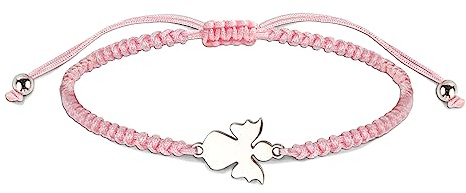 Tirdkid Kommunion Geschenke für Mädchen，Handgefertigtes Schutzengel Armband，Erstkommunion Kommunion Geschenk, Rosenkranz- & christliches Erstkommunion Geschenk