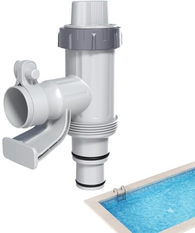 Pool Absperrhahn, Pool Absperrventil, Pool Zubehör-pool Plunger Ventil Für Oberirdischen Pool, Pool Ersatzteile, Ersatzkolbenventile Mit Rohrhalter, Verhindern Wasseraustritt Und Risse In Der Poolwand