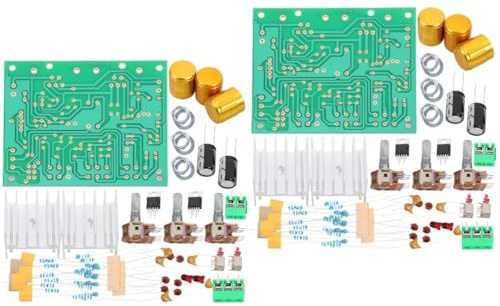 JECOMPRIS 2sets Power Amplifier Board Dual Channel Audio Stereo Amp Module for Hifi Home Amplifiers