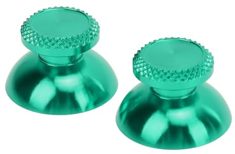 2 Stück Daumengriffe Joystick-Kappe Analog-Stick-Abdeckung for Daumengriffkappen for Handheld-Spielkonsolen-Controller (Green)