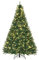 HOMCOM künstlicher Weihnachtsbaum, 210 cm Christbaum mit 2154 Spitzen, 700 LED-Leuchte, rutschfesten Metallständer, für Indoor, Weihnachten Deko, Grün