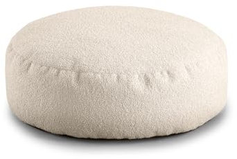 Gutekissen® Kinder Sitzsack „Miki“ - Bequem, Montessori Sitzkissen für Kinderzimmer (Beige, Ø 65 cm)