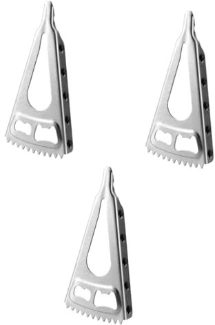 Cabilock 3 Piezas Pinza Estante De Pared Sin Taladro Multifuncional Simulado Reutilizable Abridores Cuaderno Multifunción Banda De Máquina De Coser Herreros Vidrio Silver Acero Inoxidable