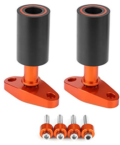 AKLOSIPY Exhaust Frame Slider, Motorcycle CNC Frame Sliders AntiCrash CNC Aluminum Alloy Pad Falling Protector, Easy Installation, Professional Manufacturer Ensures Higher Quality
