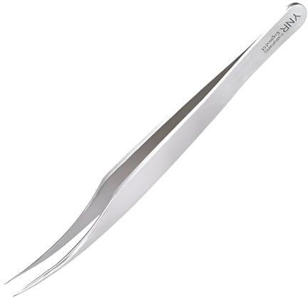 YNR Professional Tick Remover Tweezers - Flea Removal Tool, Painlessly, Reliable Stainless Steel Tick Tweezer for Humans, Pets, Dogs & Cats | (L2)