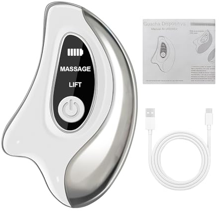 Massaggiatore Viso per Donne Strumento Massaggio Collo 2-in-1 | Dispositivo Per Il Sollevamento Del Viso per Donne Madri Professionisti Occupati Amanti Spa Viaggiatori Uso Quotidiano e
